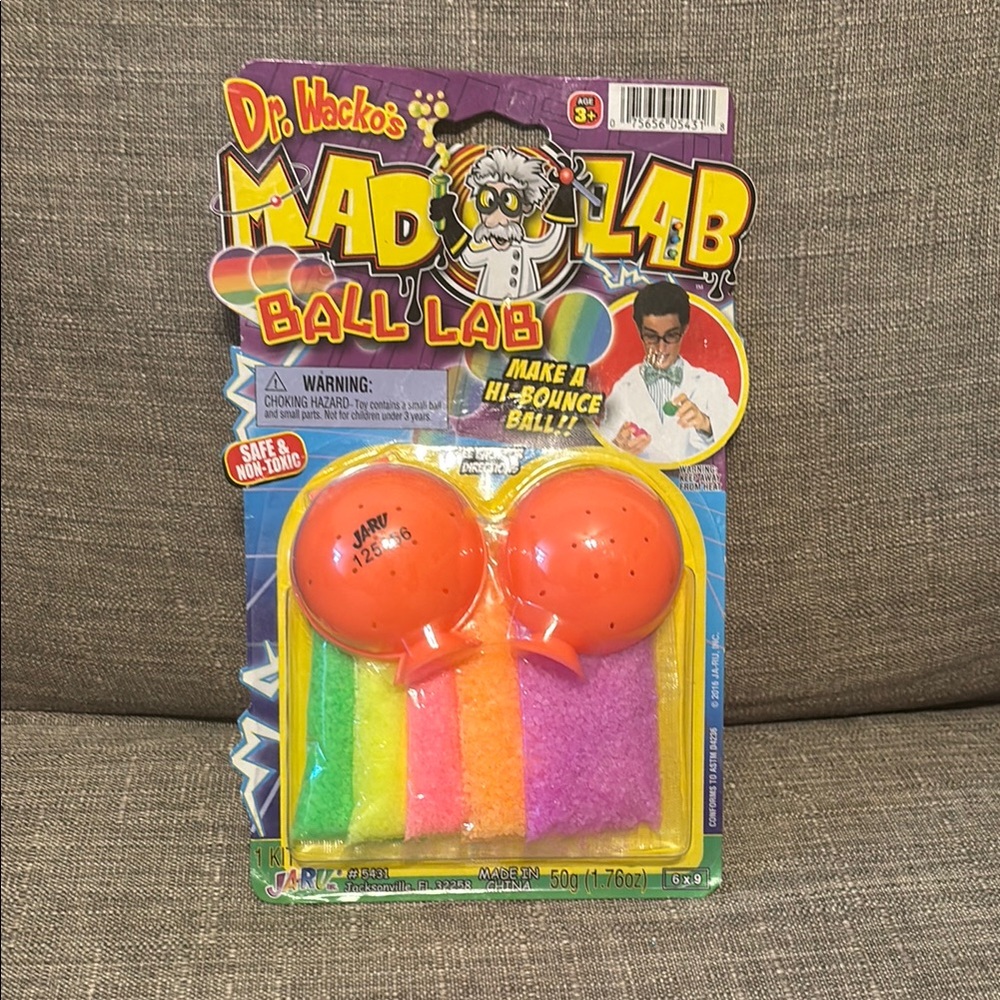 Mad Lab Ball Lab - Colorful Bouncing Ball Kit